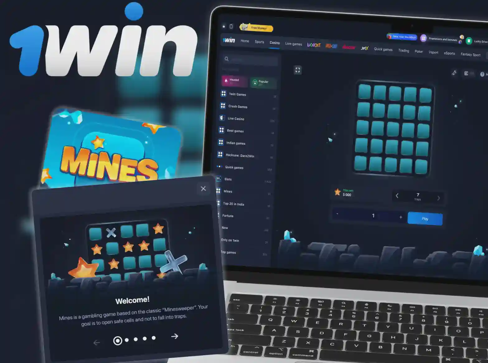 Key Characteristics of the 1win Mines game in Bangladesh Key Characteristics of the 1win Mines game in Bangladesh